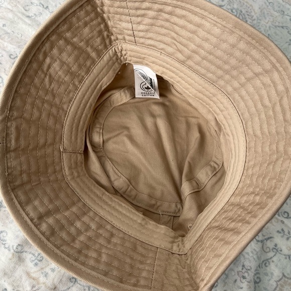 Tan Bucket Hat with Sturdy Canvas and Ventilation - Picture 3 of 8